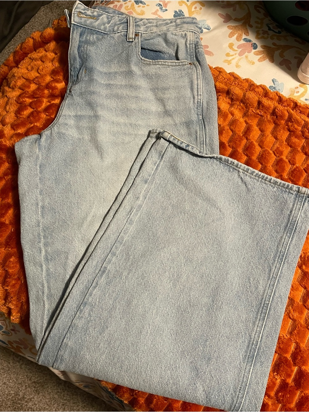 PacSun Light Blue Wide Leg Jeans